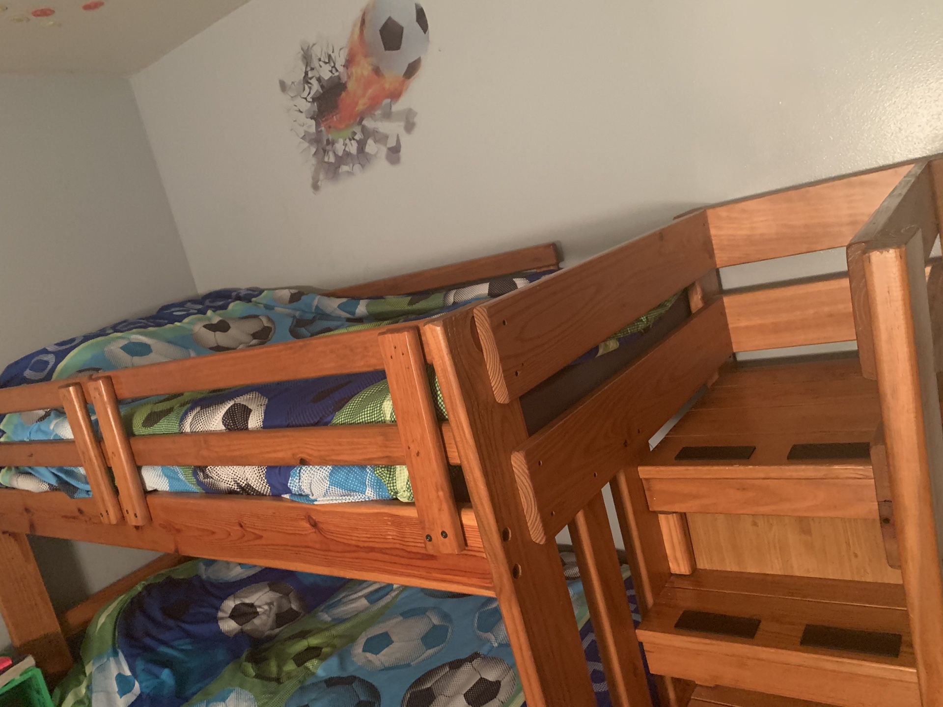 Bunk bed with drawers