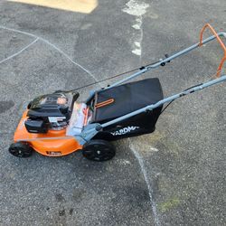 Yard Max Push Lawn Mower With Bag