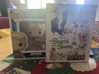 Disney The SWORD in the STONE 60th Anniversary Blu-ray/DVD/Digital  Funko Pop! The Sword And The Stone Arthur #1099