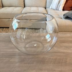 Large Glass Bubble Fish Bowl Terrarium Vase