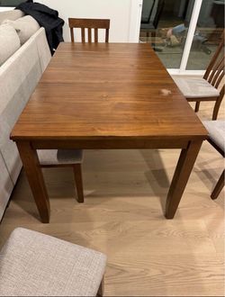 Dining room table w/ bench and 4 chairs