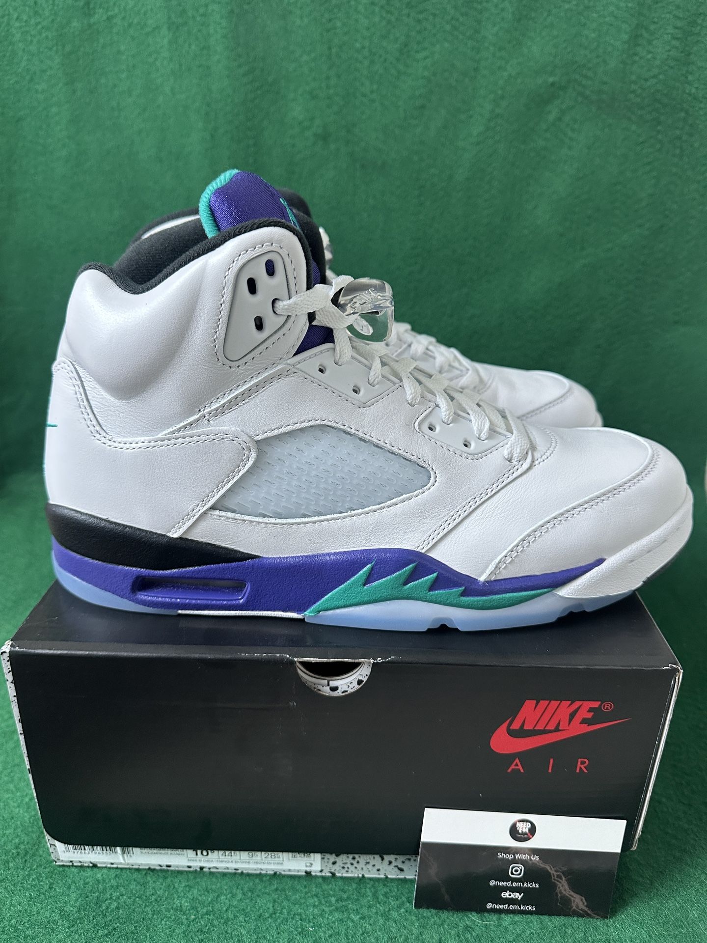 Air Jordan 5 Retro Grape Size 10.5