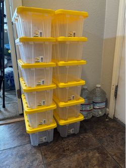 HDX 6.5qt   (1.5gallon) storage bins