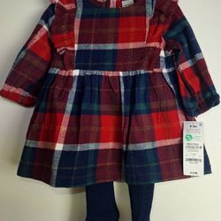 Carters Dress (sizes 0-3m, 3-6m) Brand New Only $8 Each