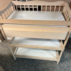 Wooden Baby Changing Table