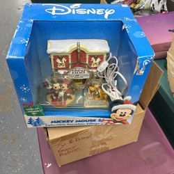 Mickey Mouse Collectible Porcelain Village