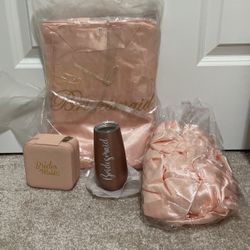 Wedding - Bridesmaids Gift Set - Rose Gold