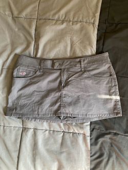 Grey Hollister mini skirt with built in shorts size 14