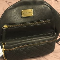 Brand New A. Vittadini Leather Quilted Backpack