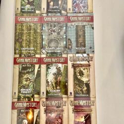 Dungeons & Dragons GameMastery Map Pack Lot Of 12 NEW SEALED Map Card Sets. All 12 Sets Included. Not Selling Separately   See Description For Titles 