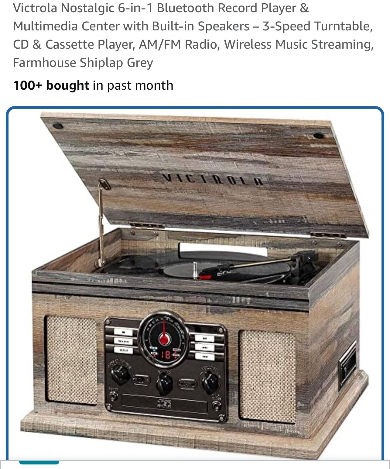 Victrola Record Player