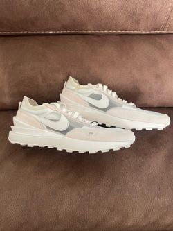 Nike Waffle One By You Custom Women's Shoe Size 10W White, Beige DJ0976 991 NEW