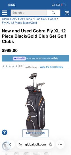 Cobra golf clubs complete set