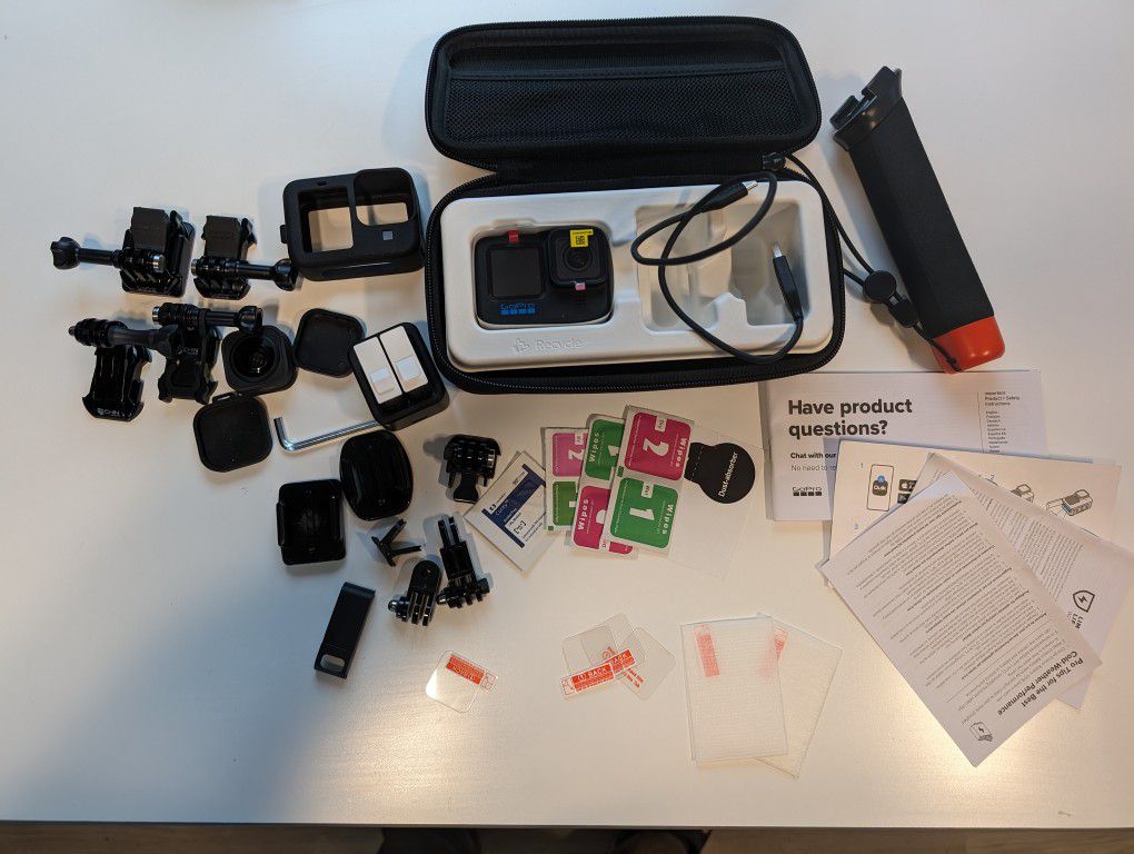 BRAND NEW GOPRO HERO 10 BLACK Bundle With Over 30 Accessories 