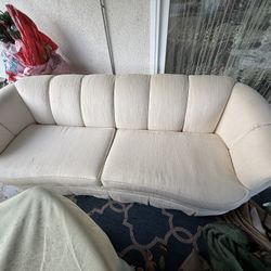 Couch -white In Color 