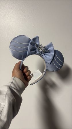 Disney Padme Star Wars Baublebar Minnie Mouse Ear Headband W/ Bow &