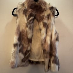 Fur Vest From Express
