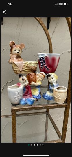 Vintage Royal Copley Planters