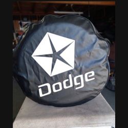 Vintage Dodge spare tire cover