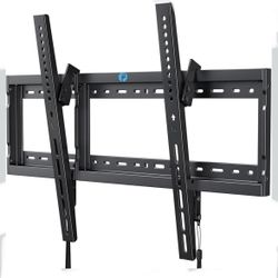 Pipishell Tilt TV Wall Mount Bracket Low Profile for Most 37-85 Inch LED LCD OLED Plasma Flat Curved TVs, Large Tilting Mount Fits 16"-24" Wood Studs 