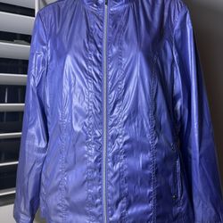 Chicos Zenergy Full Zip Windbreaker Jacket 