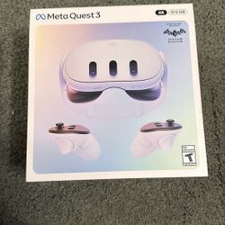 Meta Quest 3 512GBs With 4k Display And Free Batman Game 