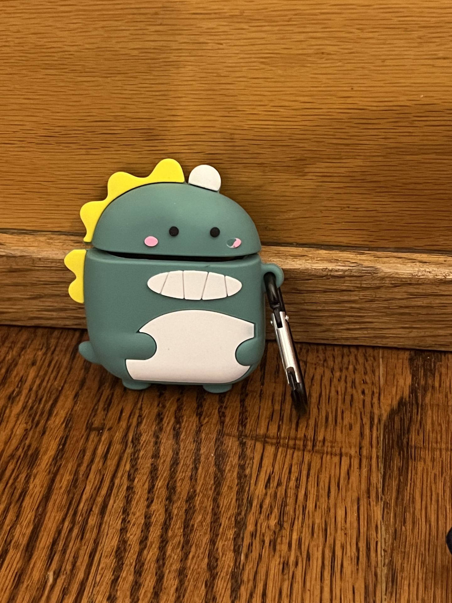 Apple Air Pod 2nd Generation case cover - Green Cartoon dinosaur
