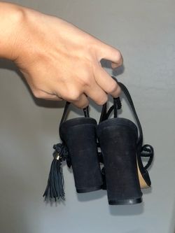 $3 Black  heels, Strappy Heels