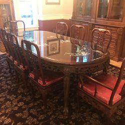 Rose Wood Dinning/living Room Set