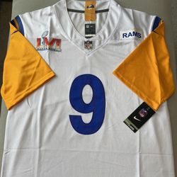 NFL Los Angeles Rams Matthew Stafford Super Bowl jersey 