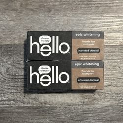 Hello Epic Whitening Activated Charcoal Toothpaste $3 Each 