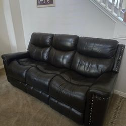 Leather Electric Recliners 