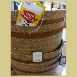 New Threshold Natural Seagrass Basket 