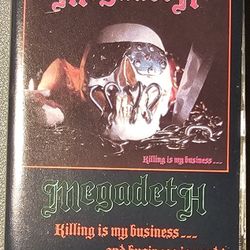 MEGADETH KIlling Is My Buisness And Buisness Is Good Cassette 