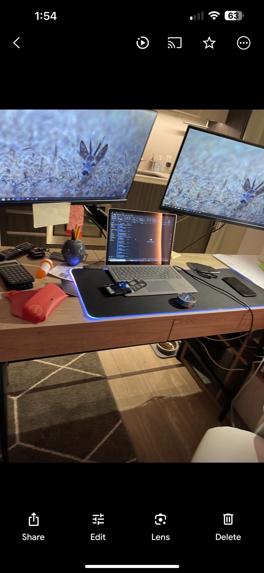Home Office Clearance Sale - Monitors, Chair, and Desk - South Boston