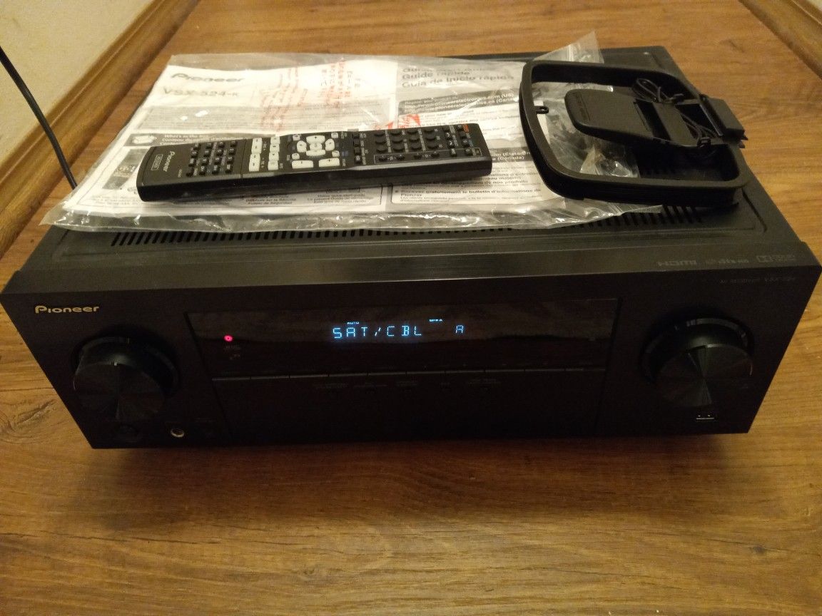 Pioneer VSX-524K Home Audio Stereo System Receiver Amplifier