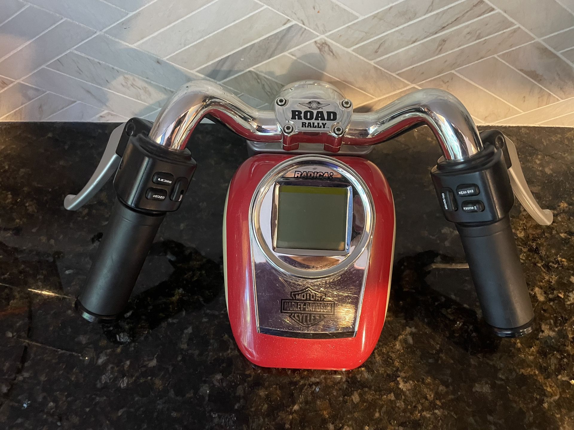 Radica Road Rally Harley Davidson Motorcycle Electronic Handheld Game - Working