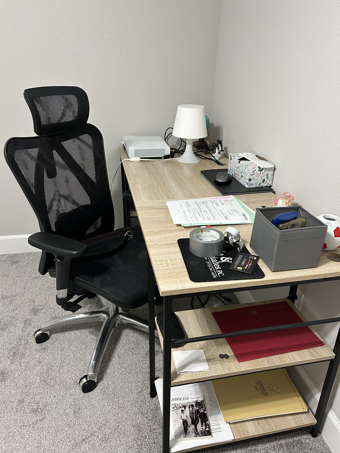Office Chair And Table 