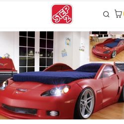 Kids Car Bed: Corvette Bed with Lights