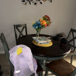 Wooden Table set (5 Pieces) 