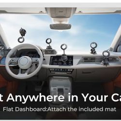 LISEN  Magsafe Car Mount Vacuum Magnetic Car Phone Holder