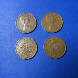 1971 NEW PENCE 2P COIN