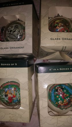 Vintage Disney collection Christmas balls