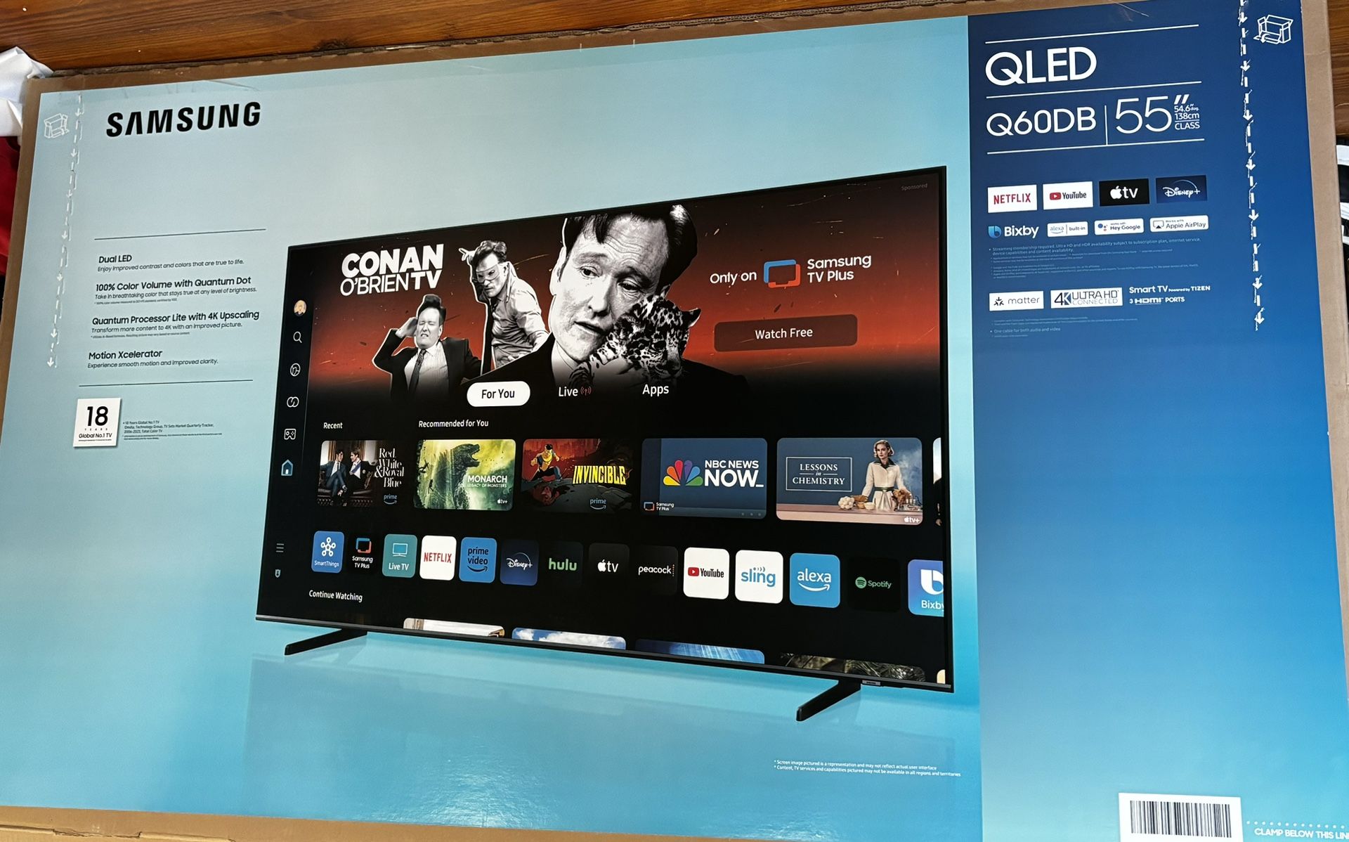 55” Samsung QLED 2024 Model Brand New
