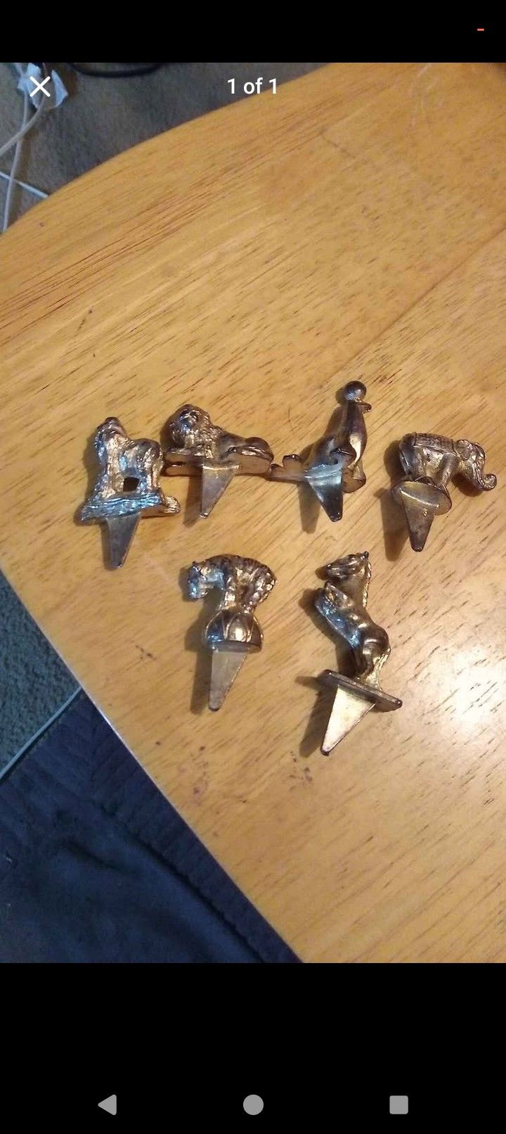 Vintage Reed And Barton Circus Birthday Candle Holders