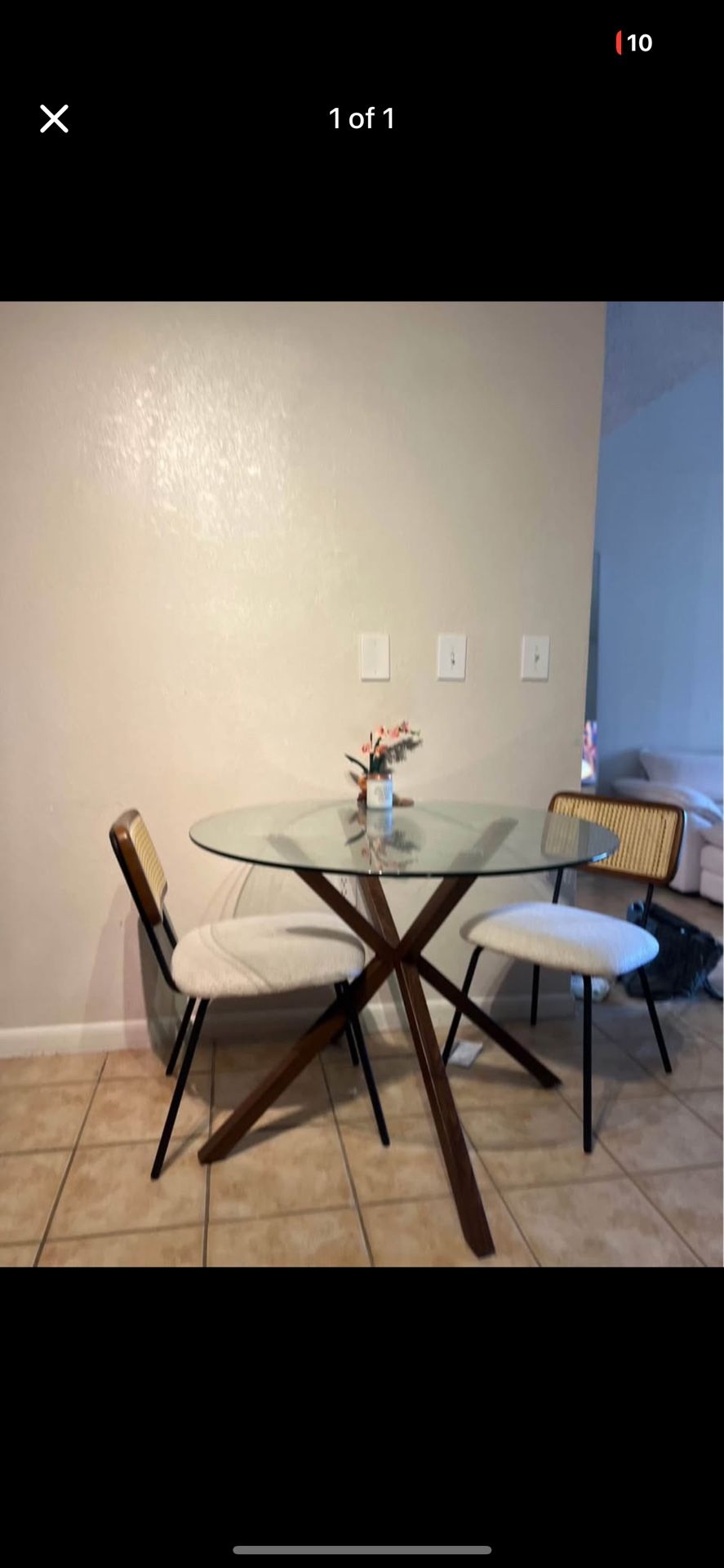 Glass Dining Table And Chairs