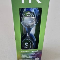 TYR Youth Fit Aqua Blaze Non-Mirrored Swim Goggles
