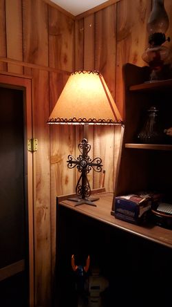 Beautiful cowboy lamp
