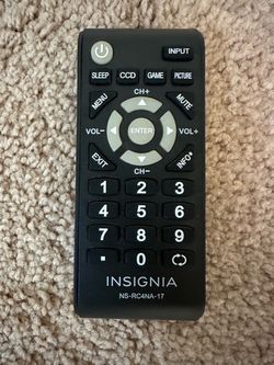 Insignia TV Remote Control NS-RC4NA-17 – Replacement Remote