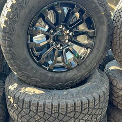 18” Gloss Black Chevy Wheels 
